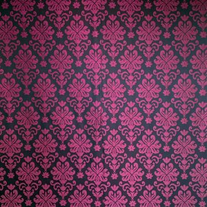 Purple damask fabric for set #2