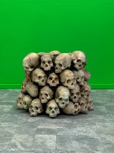 Large skull pile