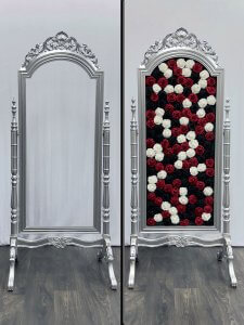 Rose baroque mirror